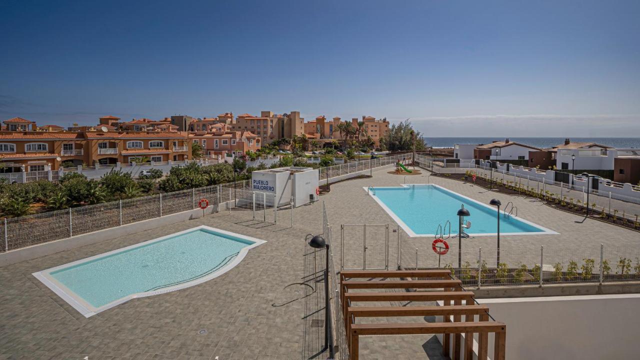 Green View Luxury Appartment In New Complex Pueblo Majorero Next To Golf Course 5 Min Walk From The Beach And Atlantico Shopping Centre In Caleta De Fuste Next To Cassino And Elba Sara Hotel 2 Bedrooms 2 Bathrooms Huge Terace! Exterior foto